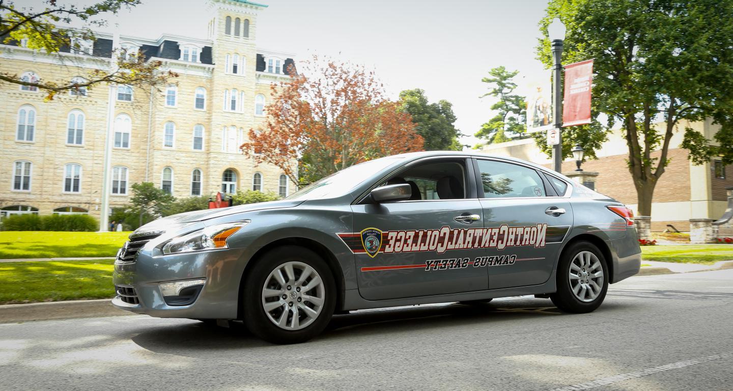 campus safety squad car